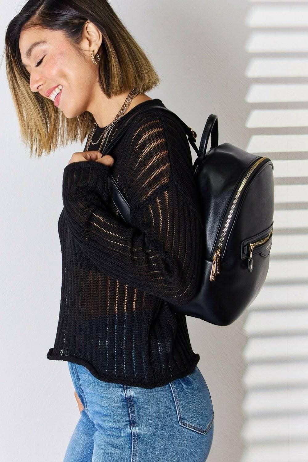 Urbanite PU leather backpack - Love Salve