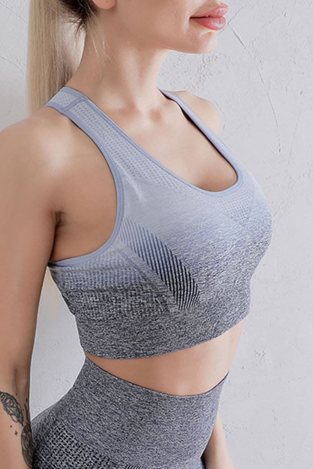 Vibrant gradient sports bra - no underwire - Love Salve