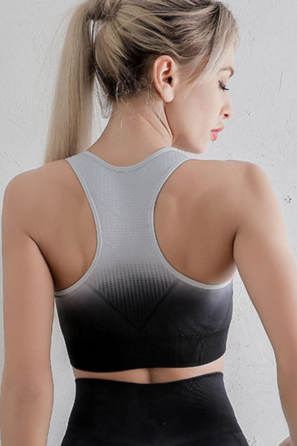 Vibrant gradient sports bra - no underwire - Love Salve