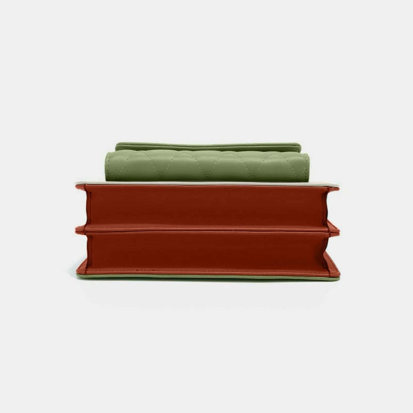 Vibrant vegan leather crossbody bag