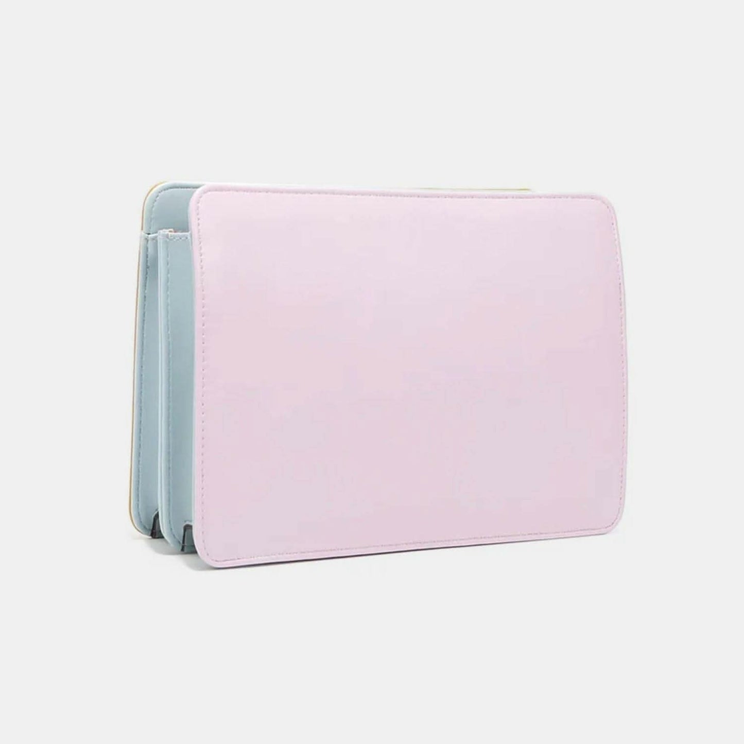Vibrant vegan leather crossbody bag