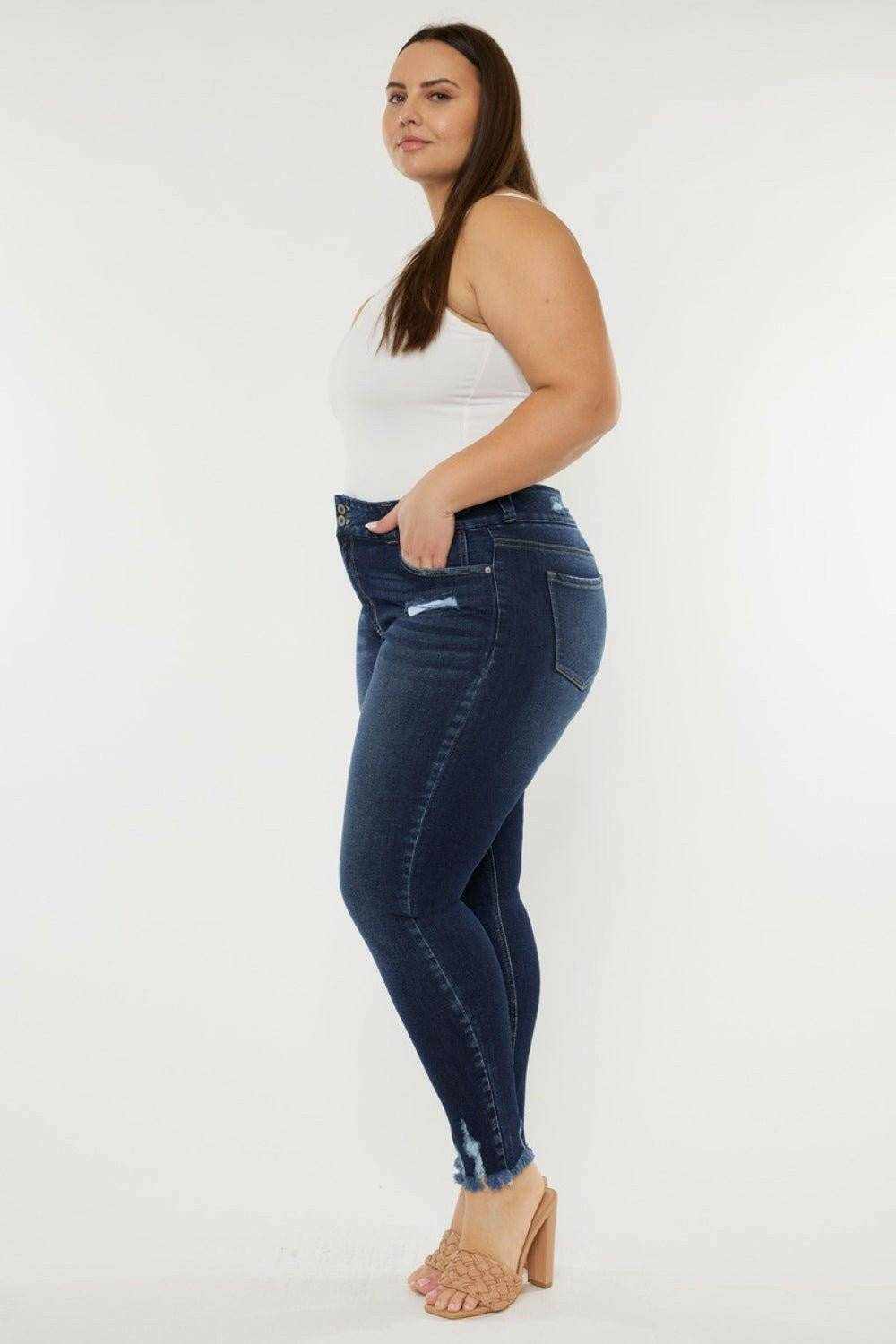 Vintage charm high waist jeans by Kancan - Love Salve