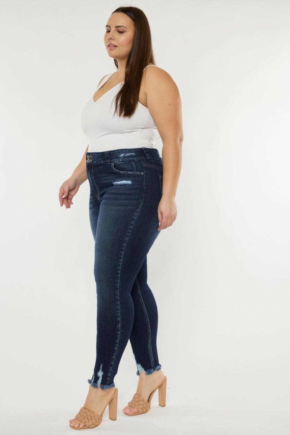 Vintage charm high waist jeans by Kancan - Love Salve