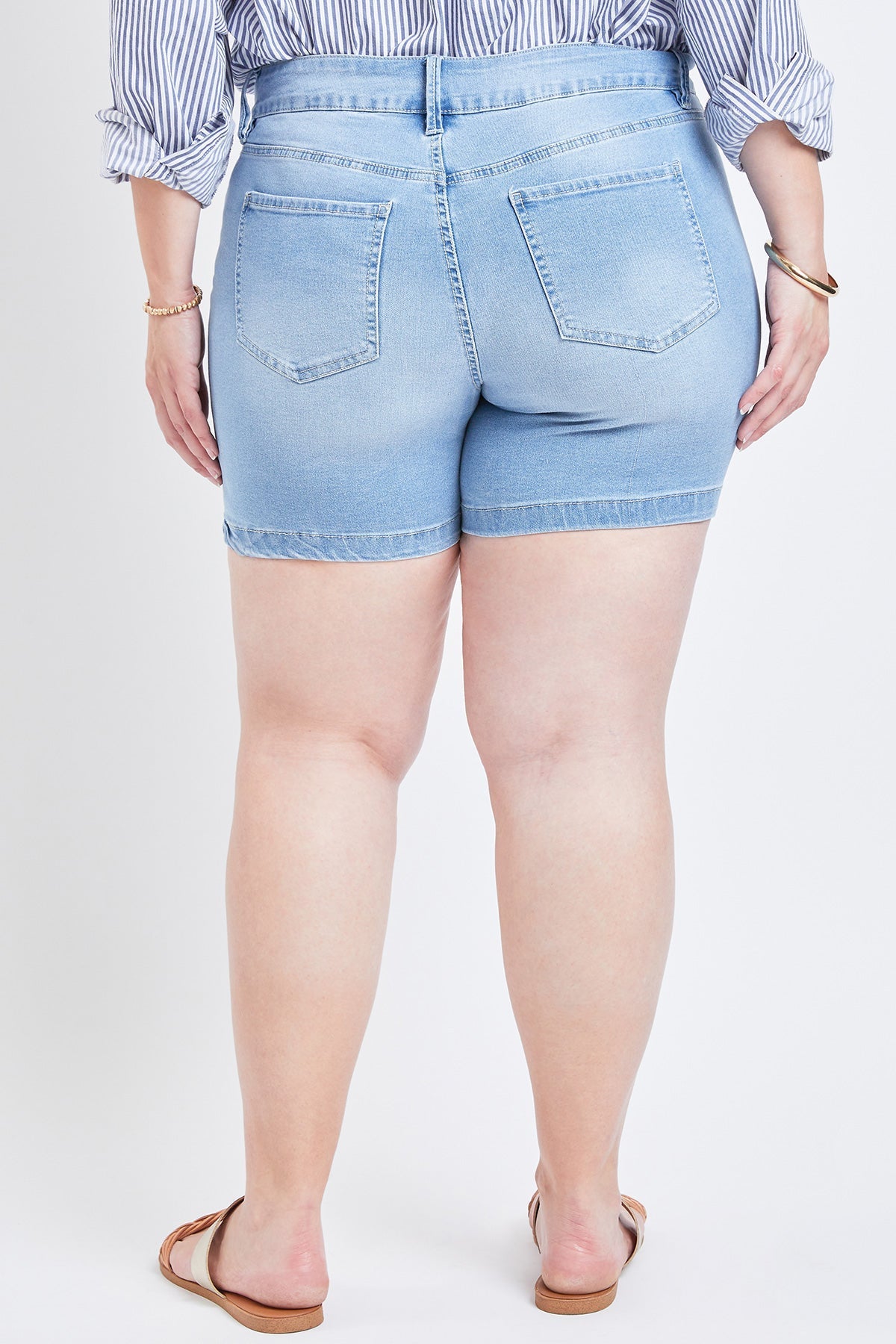 YMI Jeans: Plus Size Shorts, Side Slit