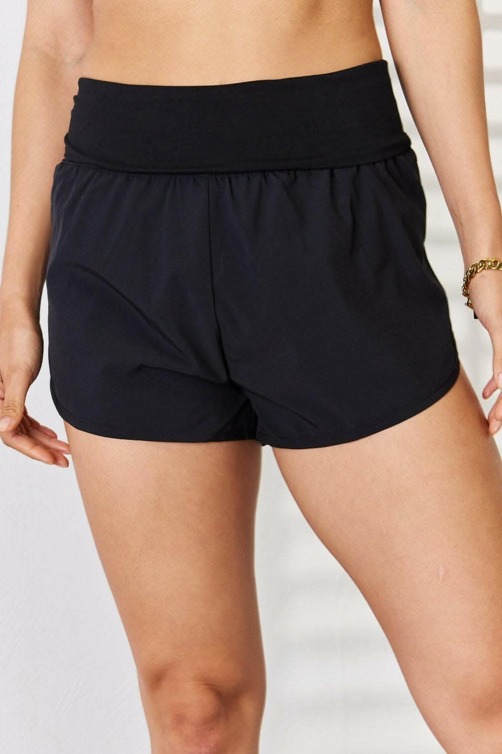 Zenana Full Size High Waist Tummy Control Shorts - Love Salve