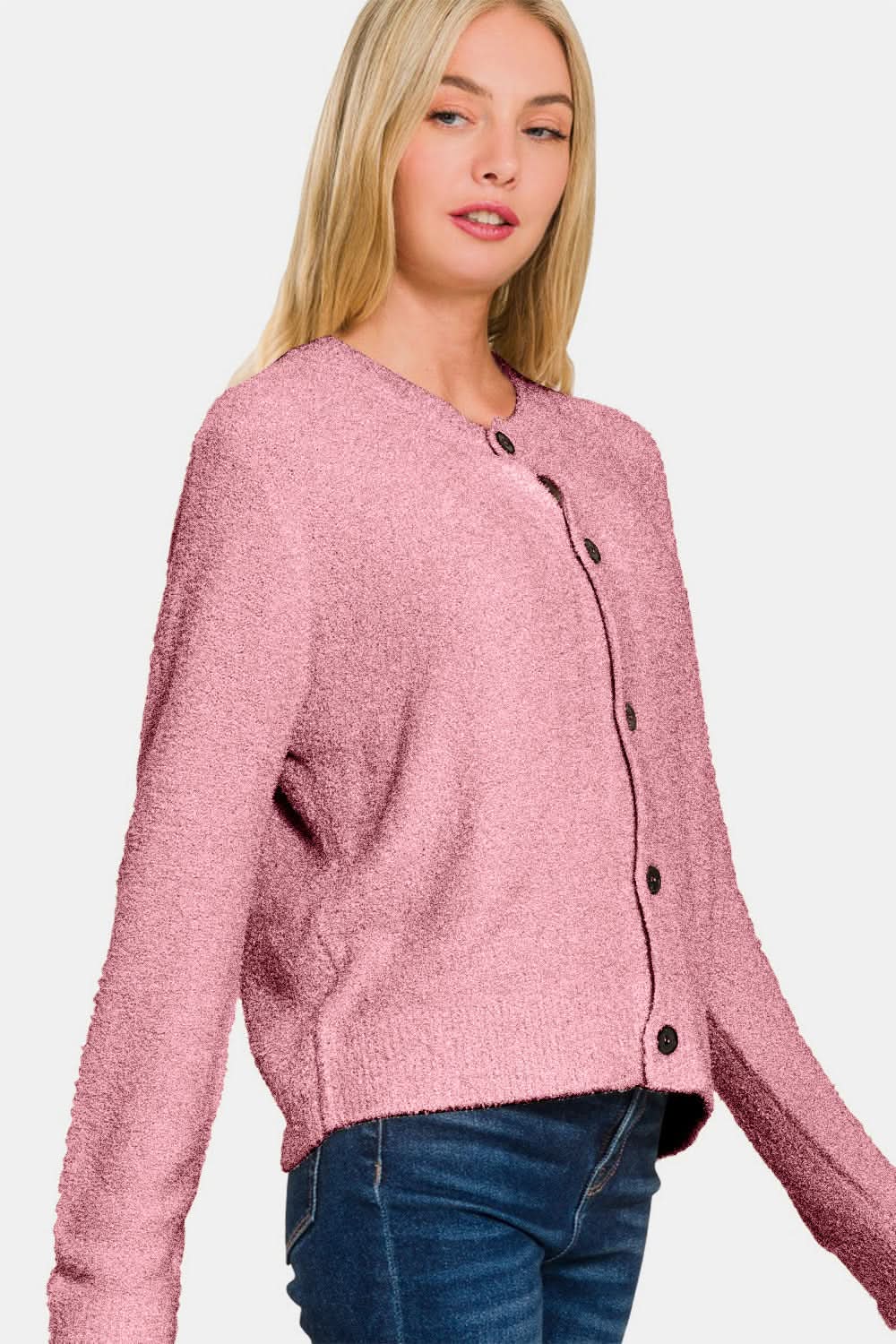 Zenana long sleeve cardigan - Love Salve