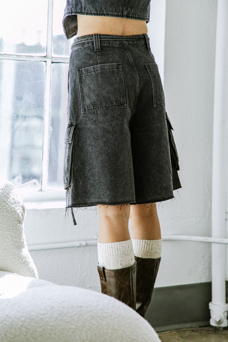 A BETTER DAY DENIM SHORTS - Love Salve