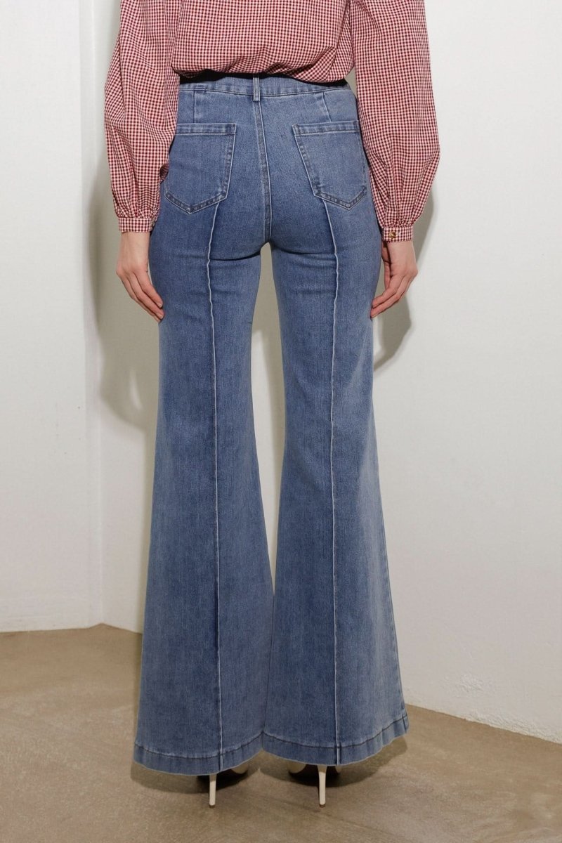 A PLACE TO BE STRETCH DENIM PANTS - Love Salve