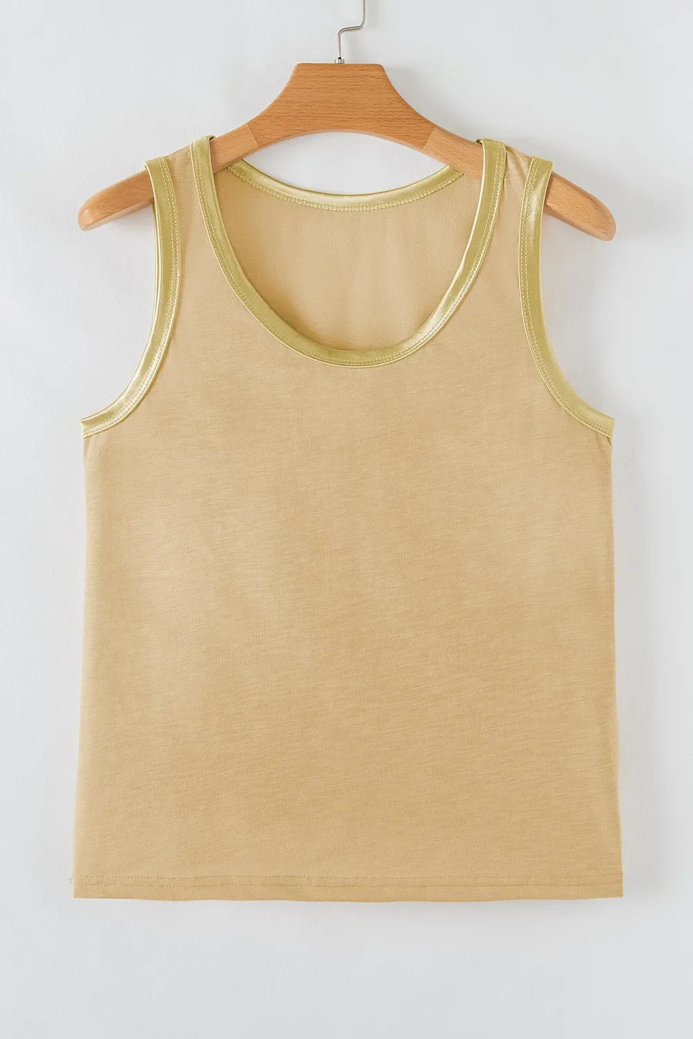 Round Neck Wide Strap Tank