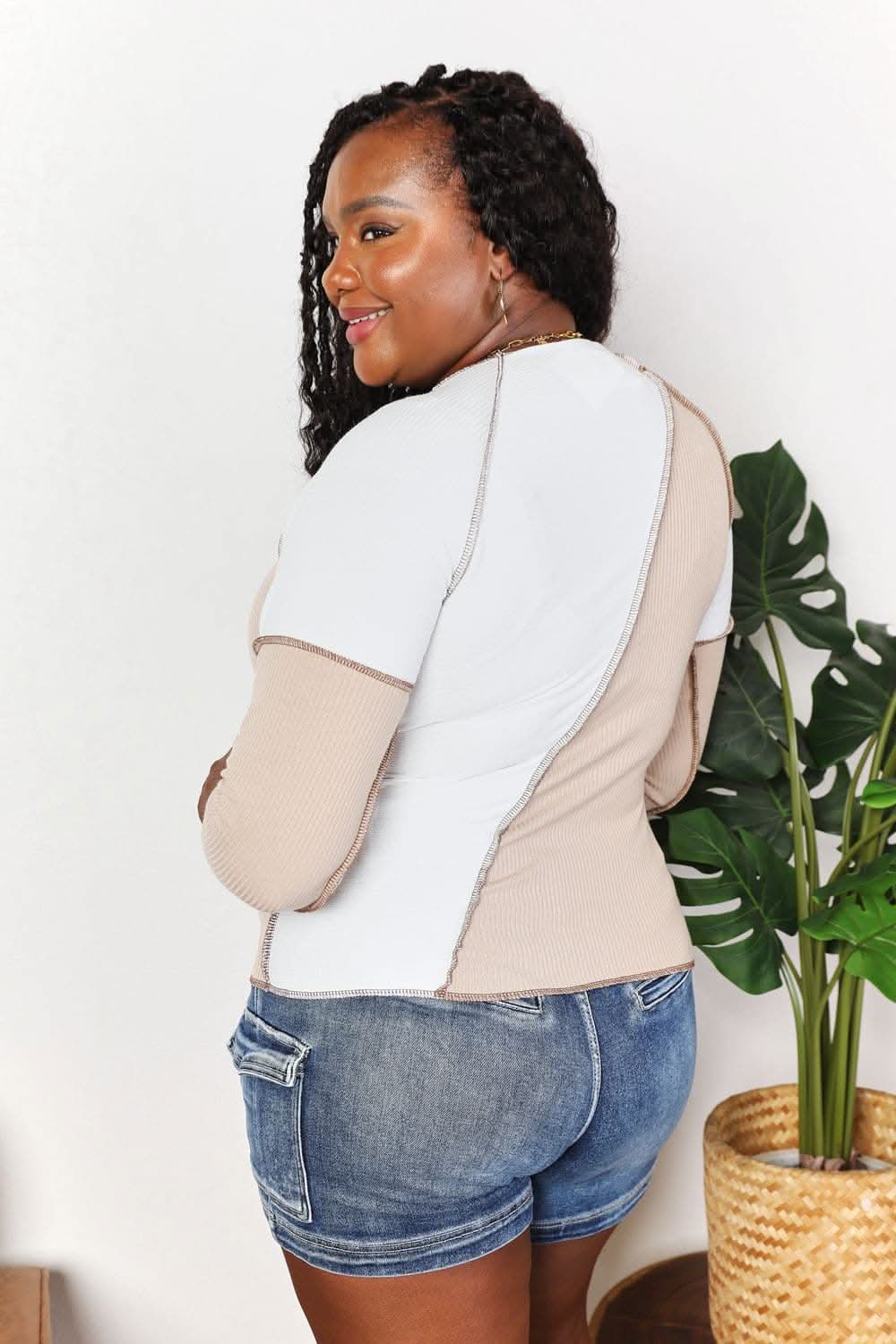 Double take color block top - Love Salve