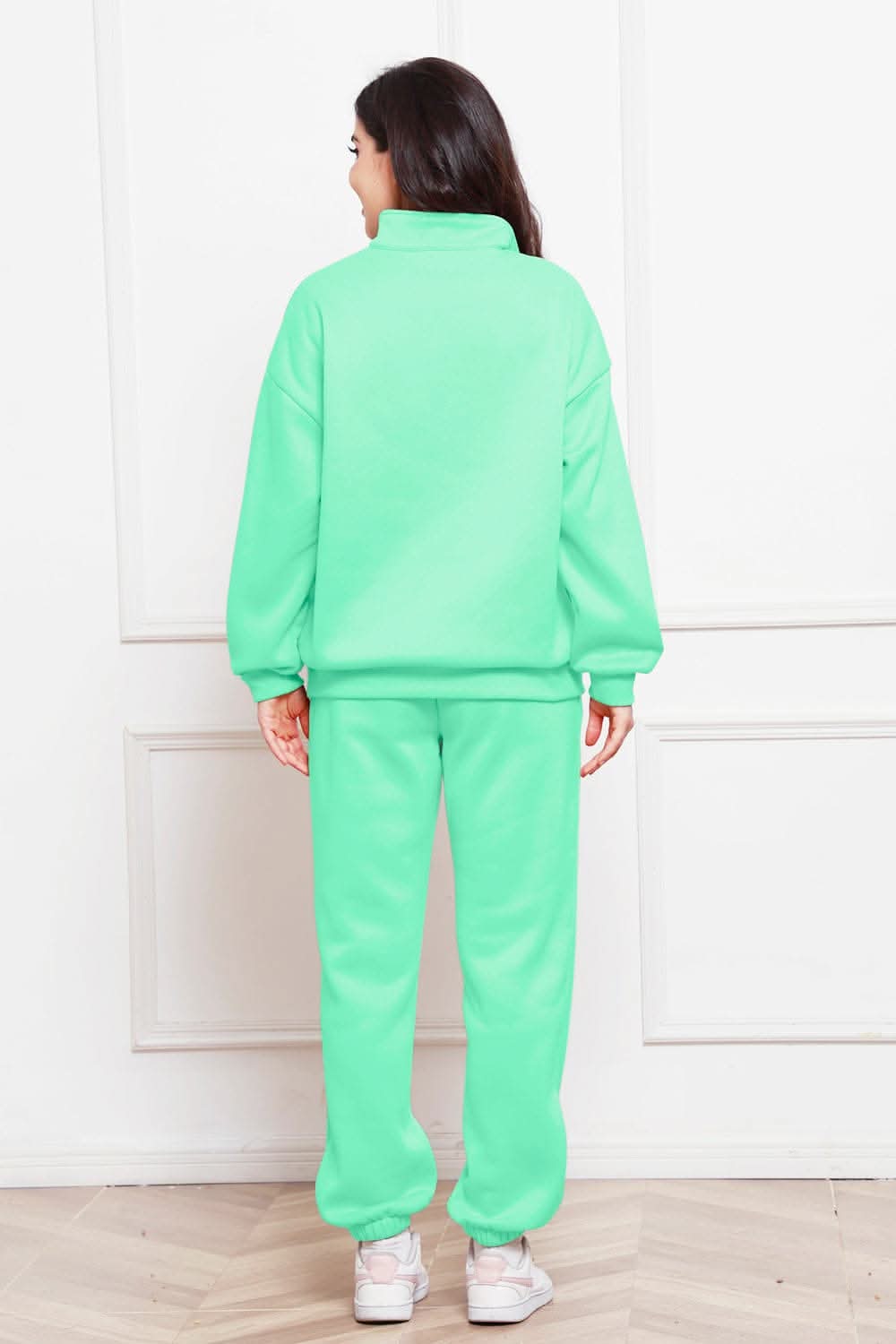 Cozy half zip sweatshirt & jogger set - Love Salve