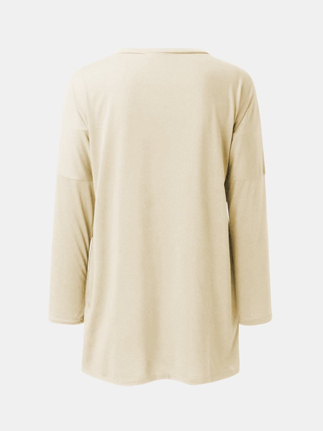 Pocketed long sleeve tee - chic style - Love Salve