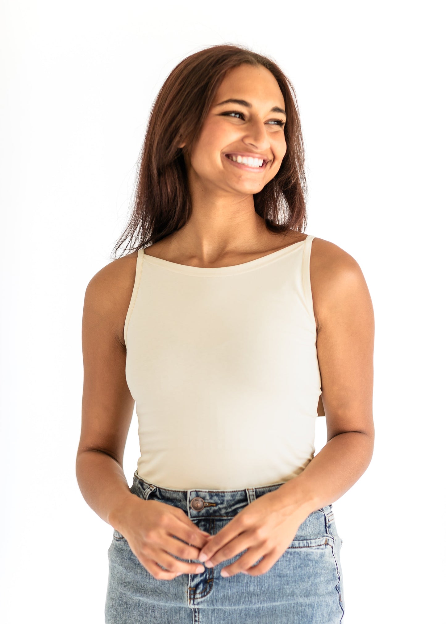 Adjustable Layering Cami - Product detail view IC Tops by Inherit Co.