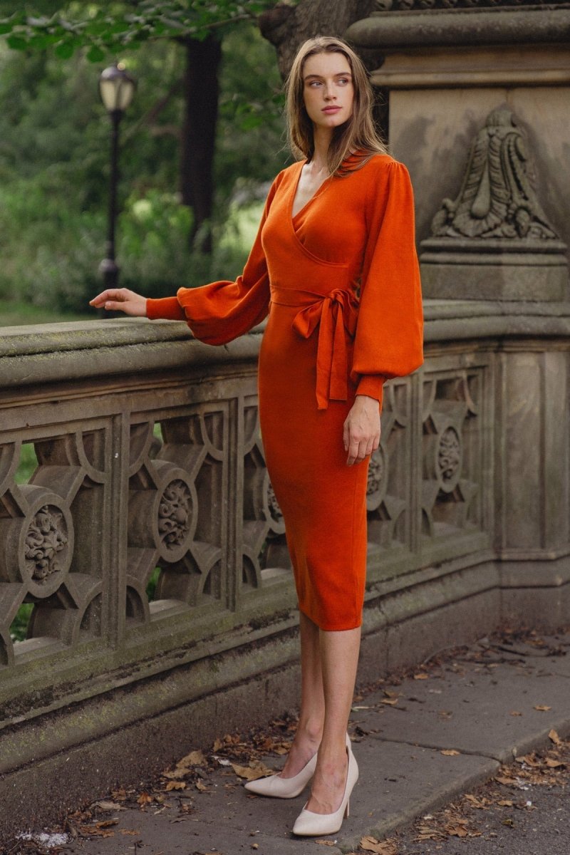 ADORABLE IDEAL SWEATER MIDI DRESS - Love Salve