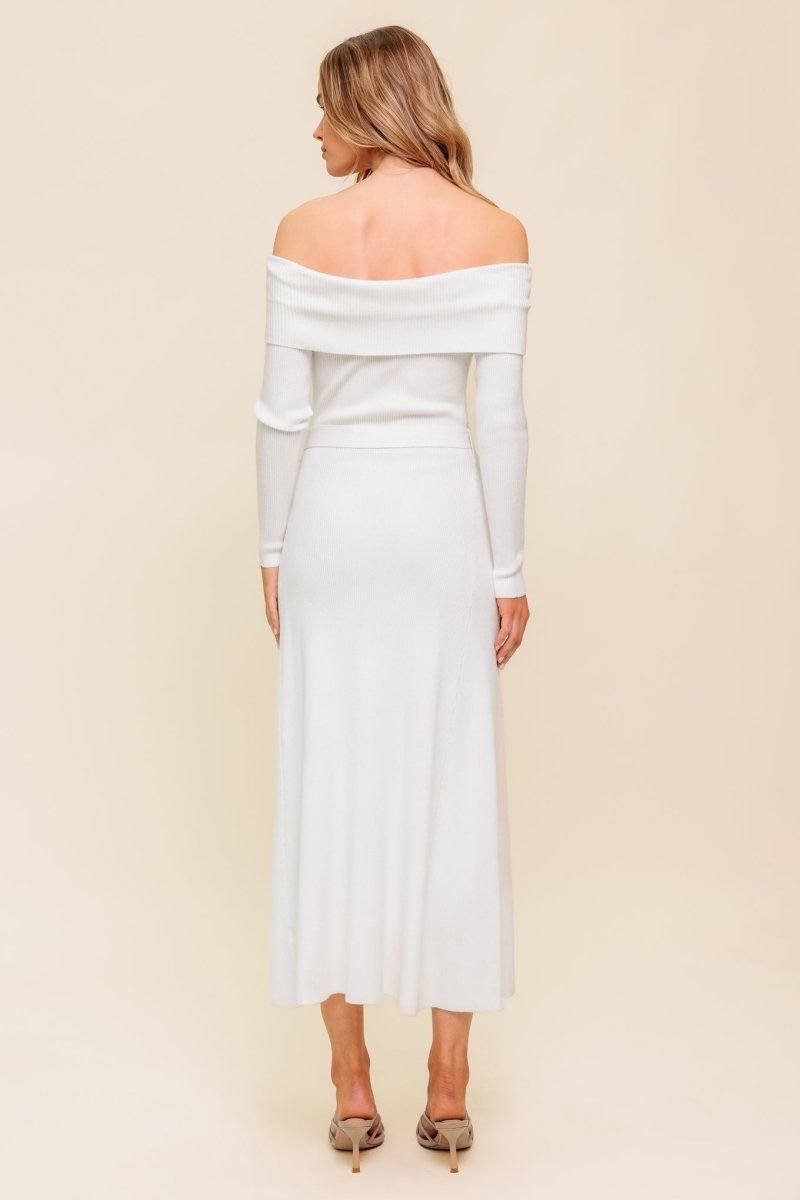 ALL A FANTASY SWEATER MIDI DRESS - Love Salve