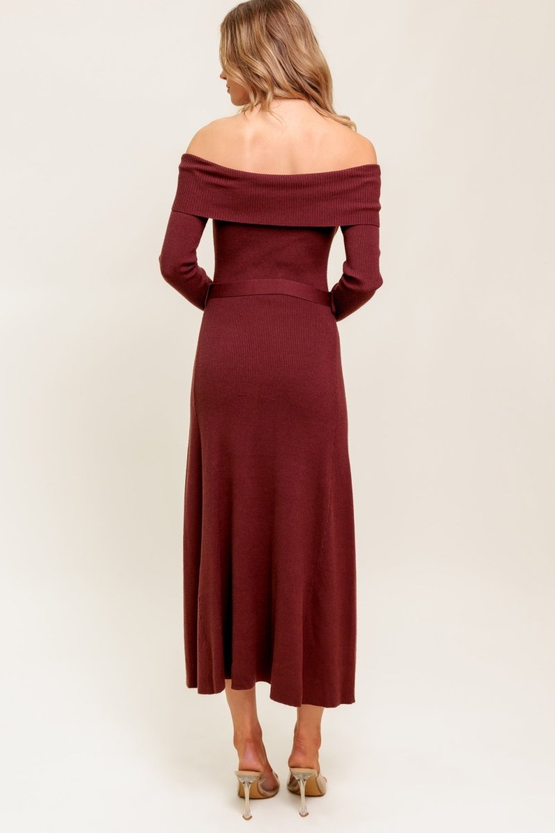 ALL A FANTASY SWEATER MIDI DRESS - Love Salve