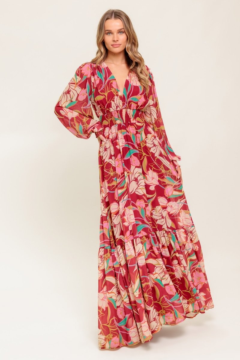 AMAZING PRESENCE WOVEN MAXI DRESS - Love Salve