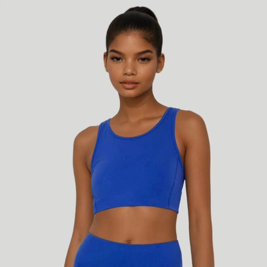 Breathe Easy Cut Out Back Sports Bra Lycra Blend Pro Fitkitty Culture Athleisure Wear, Yoga Wear & Women's Clothing