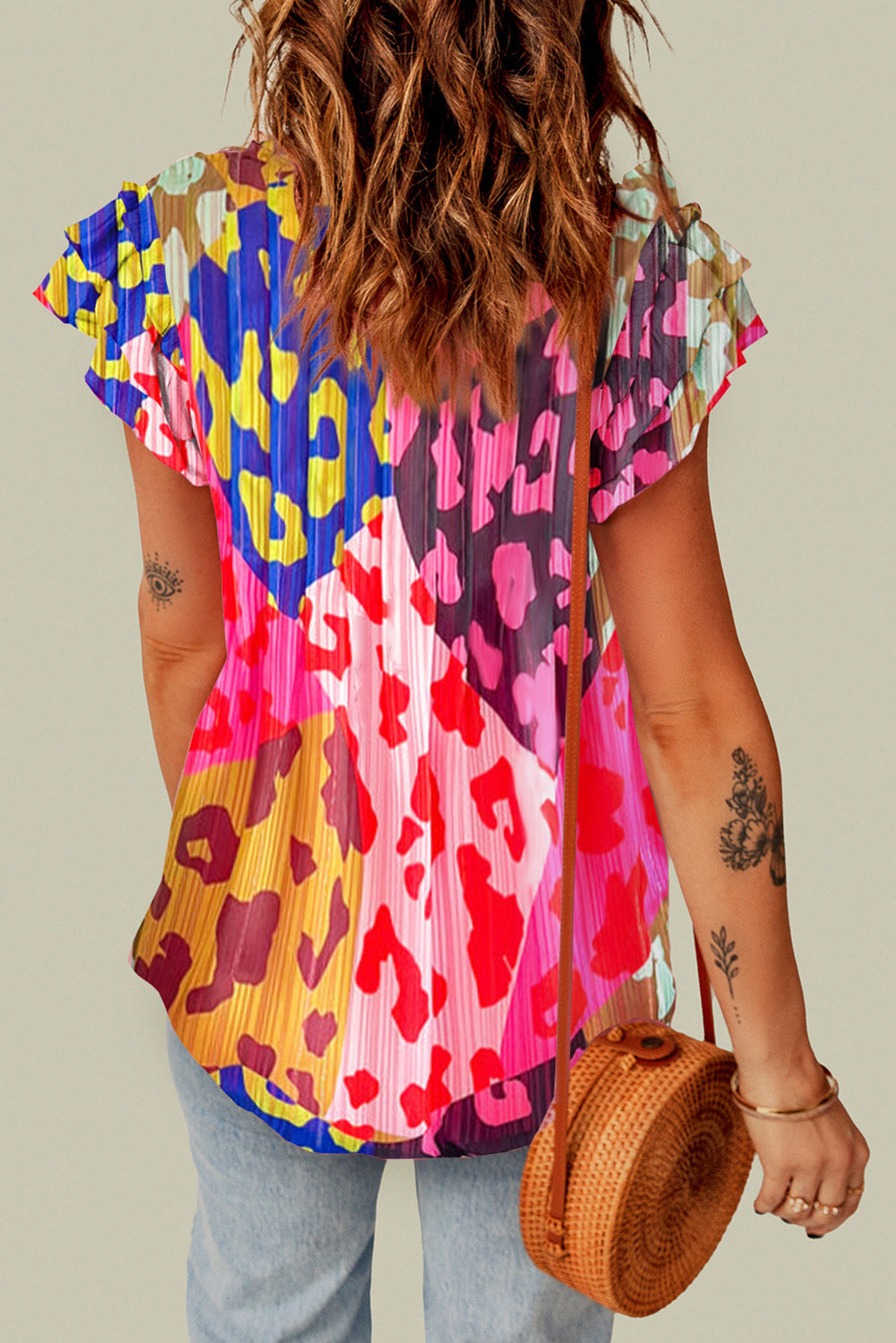 Vibrant Mood Ruffle Blouse – Mint Green or Hot Pink