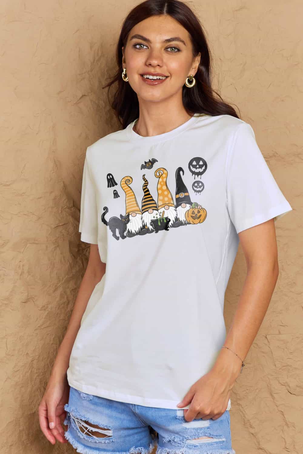 Simply Love Halloween Tee: Cotton Graphic