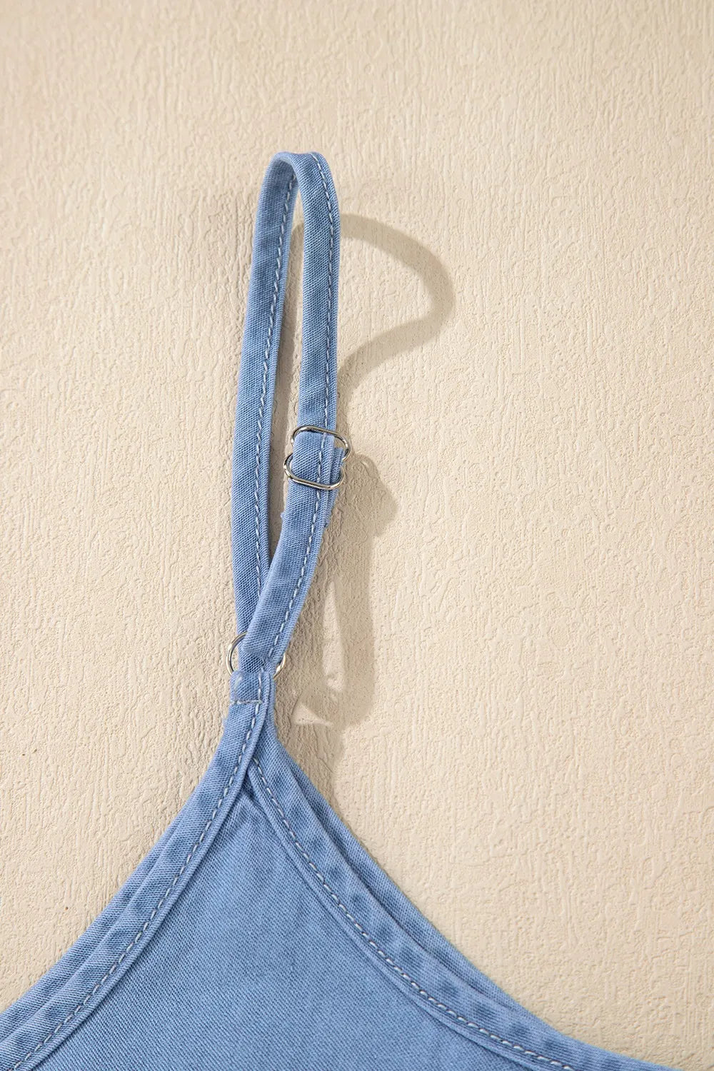 Simply Love: Ruffled Denim Tank