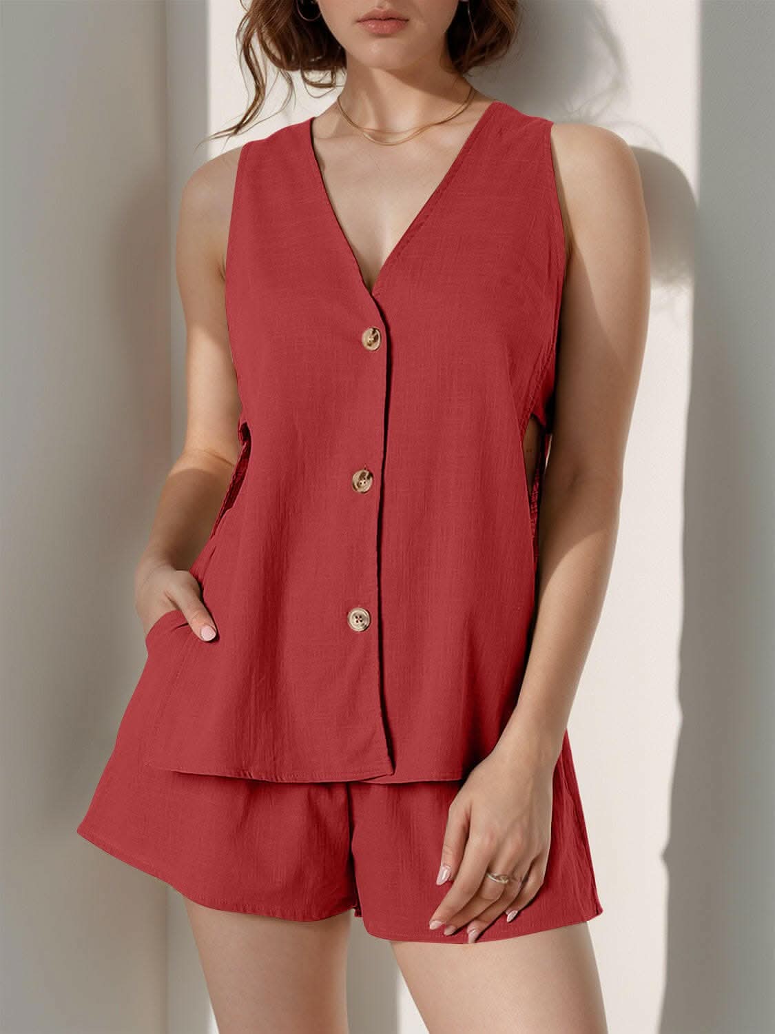 Chic cotton lounge set - cozy comfort - Love Salve