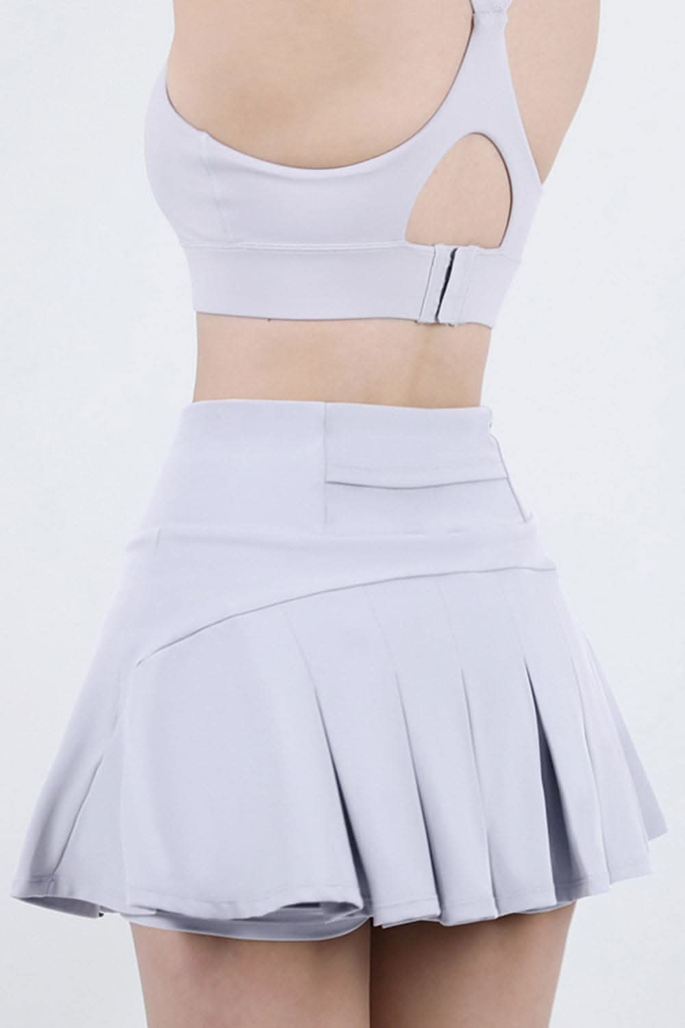 High Waist Pleated Active Skirt.