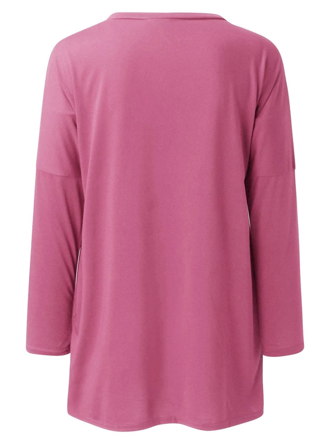 Pocketed long sleeve tee - chic style - Love Salve