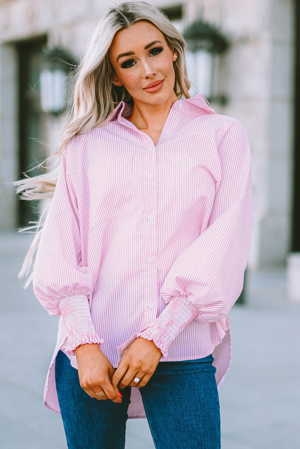 Everyday Striped Blouse