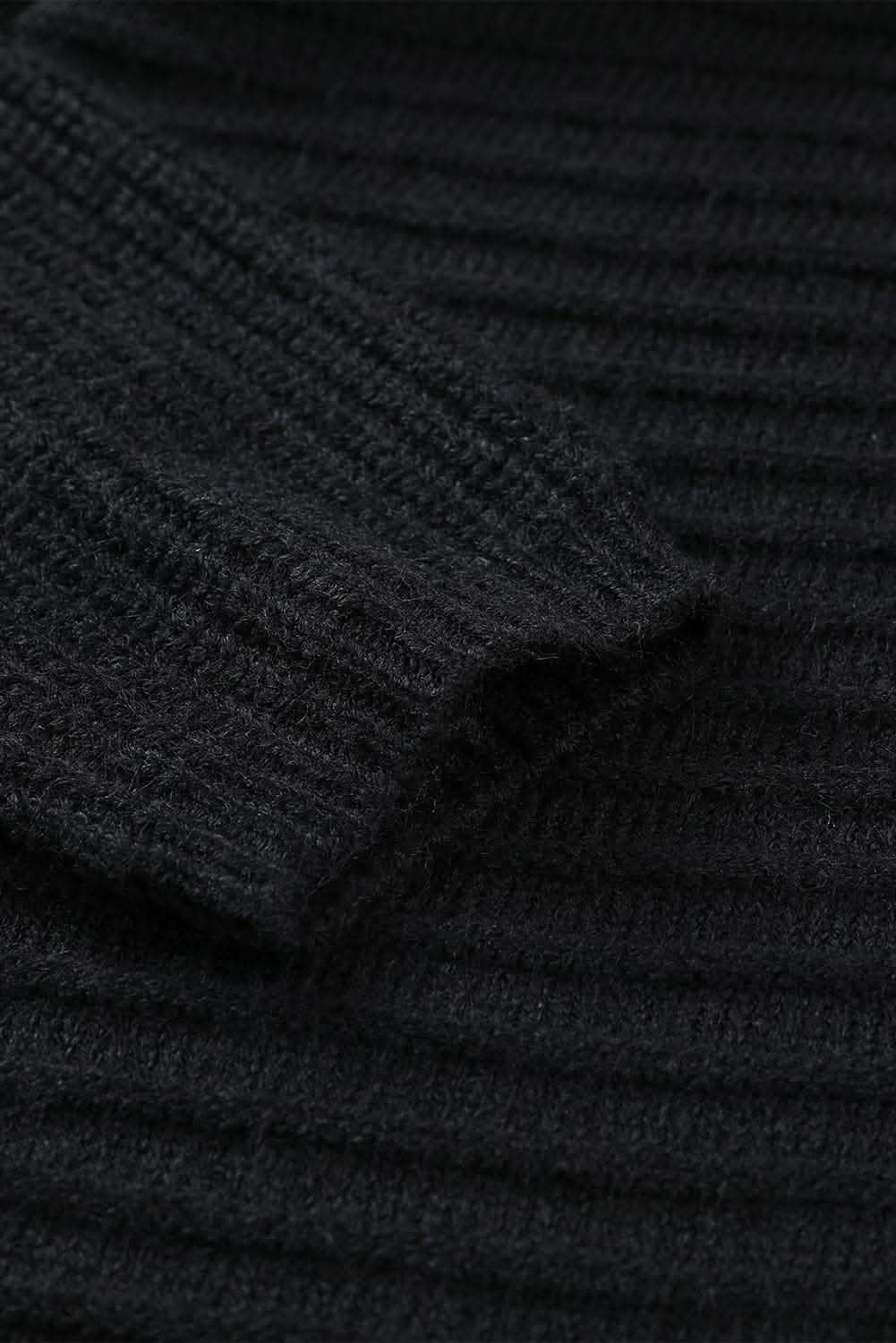 Open Front Longline Hooded Cardigan.