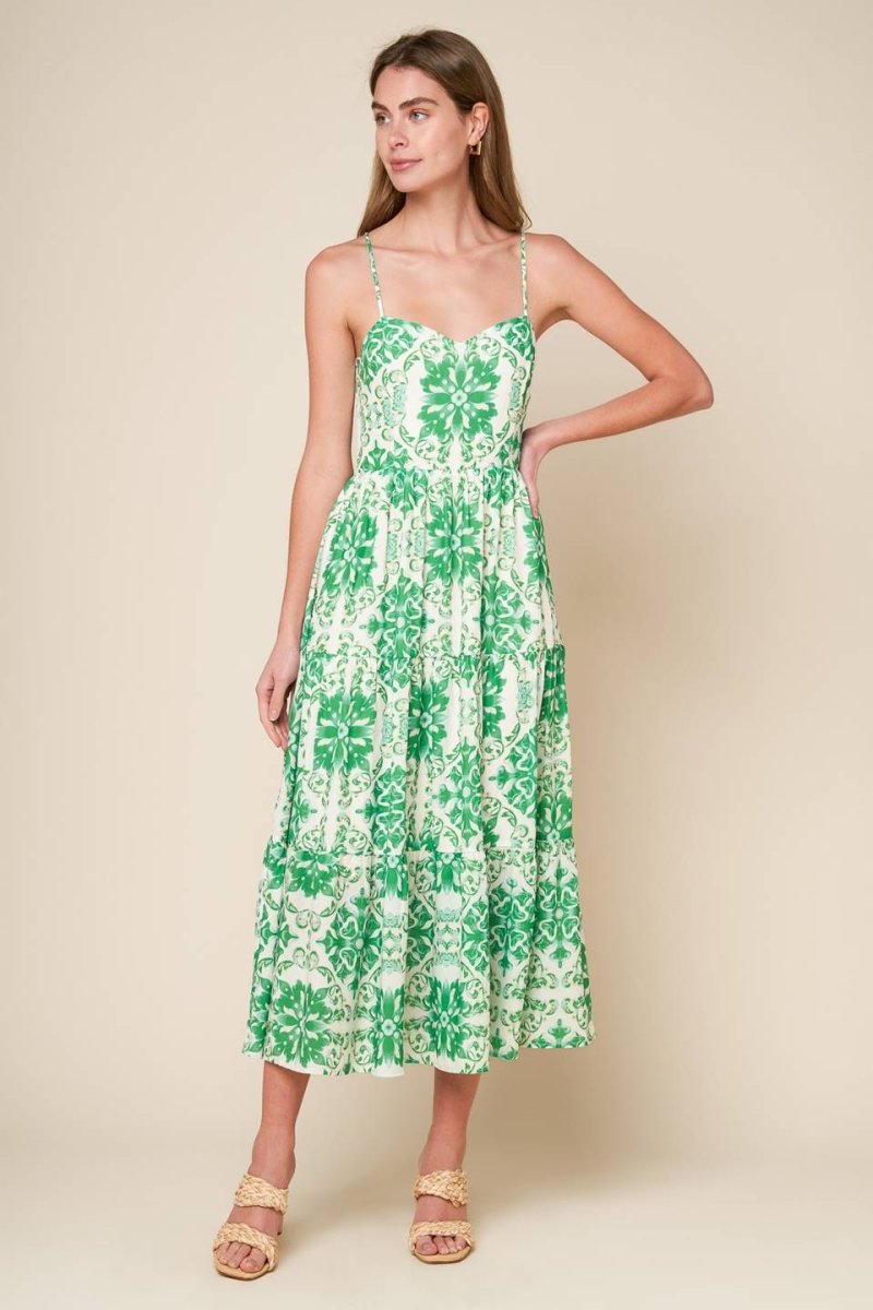 BEYOND ELEGANT WOVEN MIDI DRESS - Love Salve