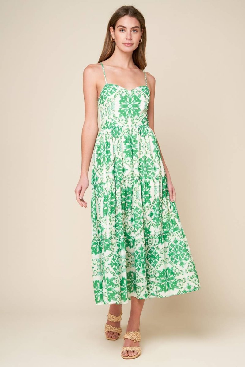 BEYOND ELEGANT WOVEN MIDI DRESS - Love Salve
