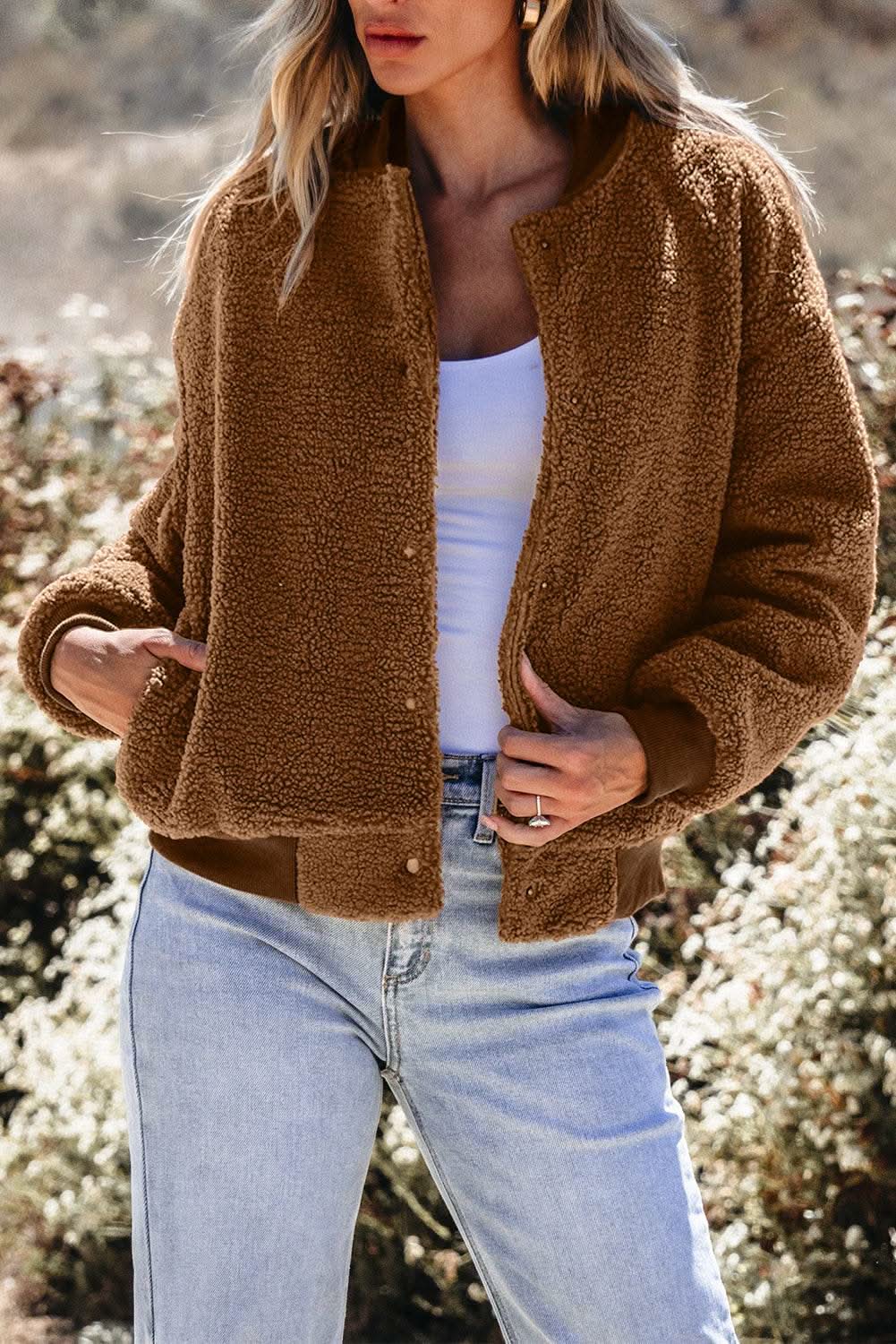 Siaced bomiwr sherpa burl Redwood