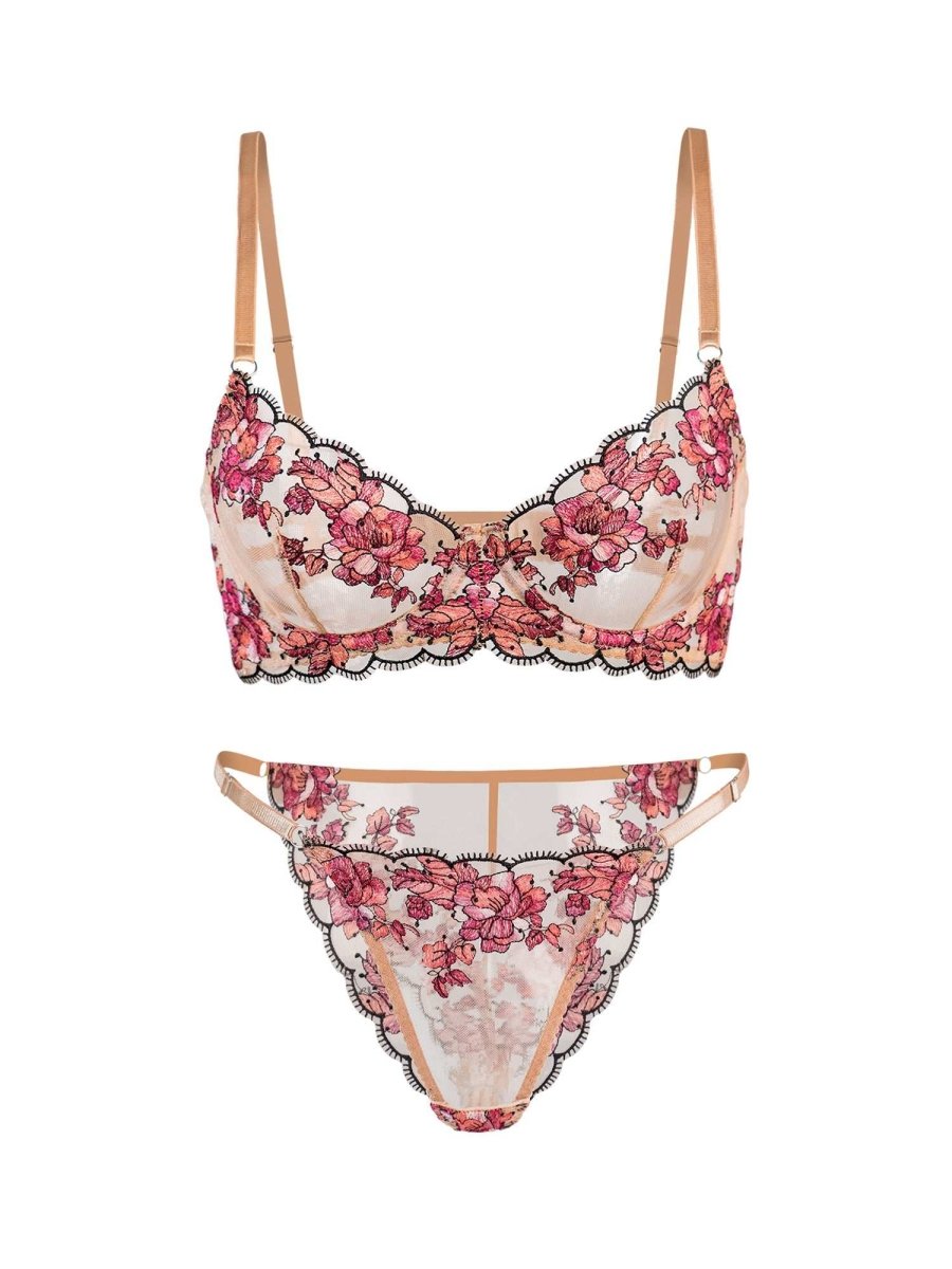 Blossom Elegance Lace Lingerie Set - Love Salve