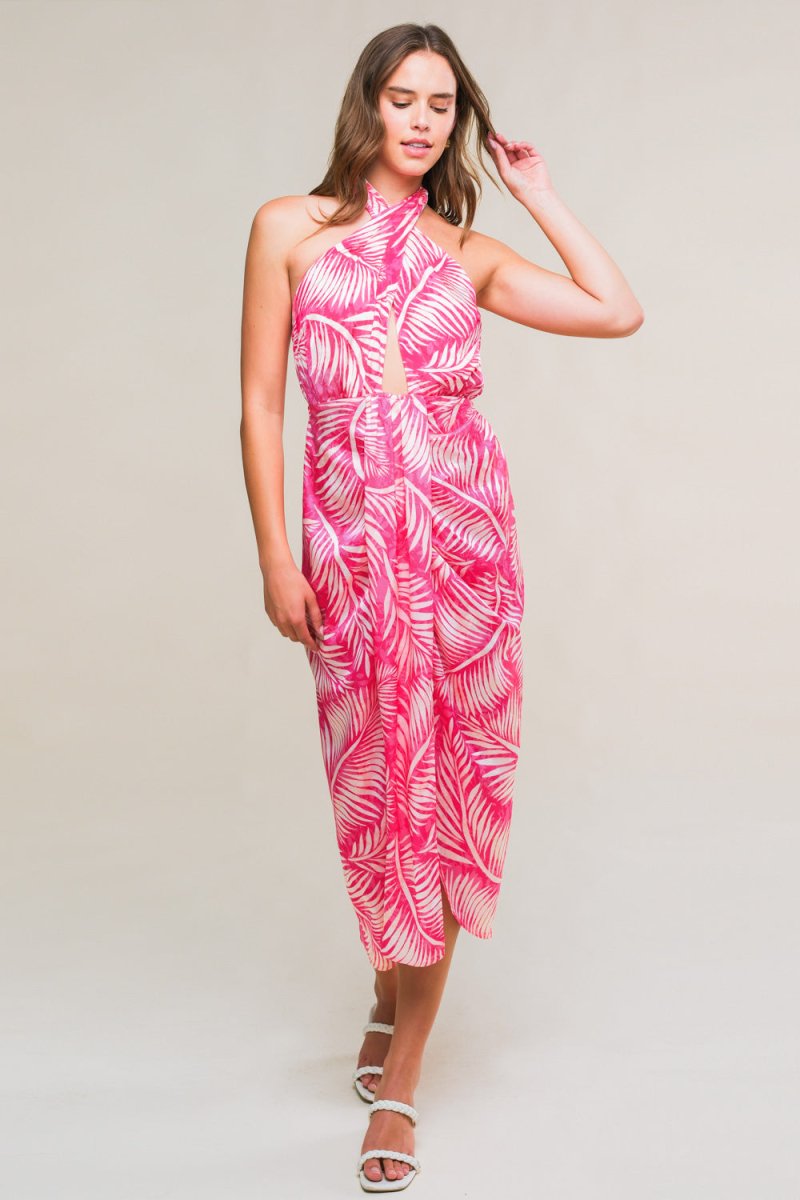 BREEZY WALKS MIDI DRESS - Love Salve