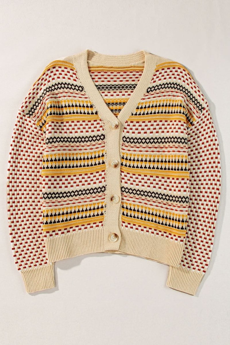 Button Down Long Sleeve Cardigan - Love Salve