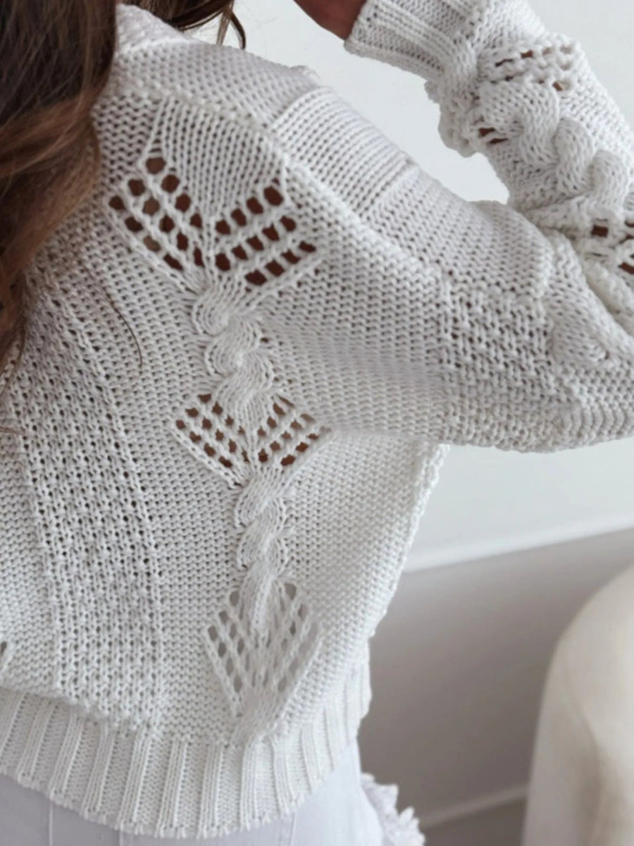 Button Up V - Neck Cardigan - Love Salve