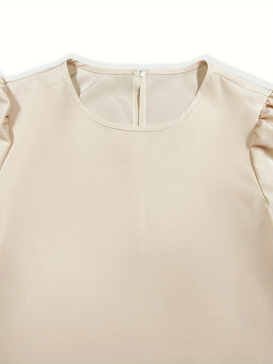 Chic round neck top & tied pants set - Love Salve