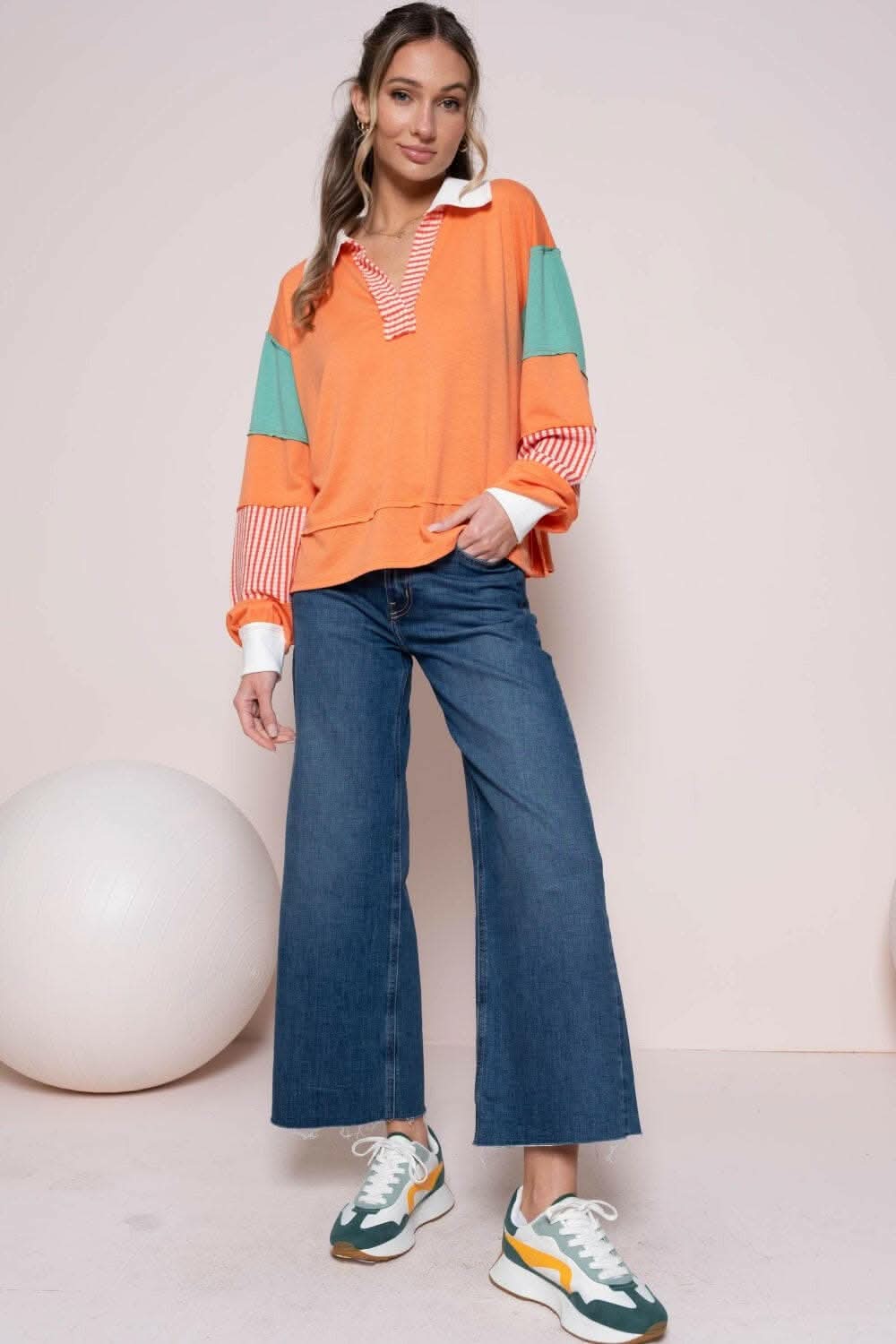 Hailey & Co color block top - Love Salve