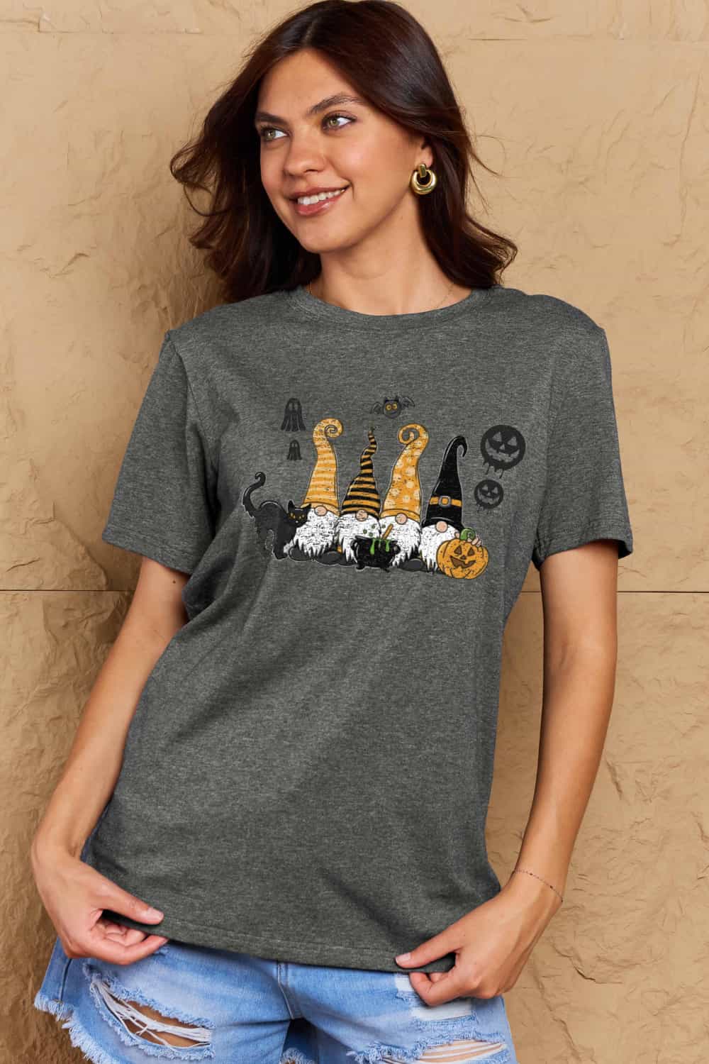 Simply Love Halloween Tee: Cotton Graphic