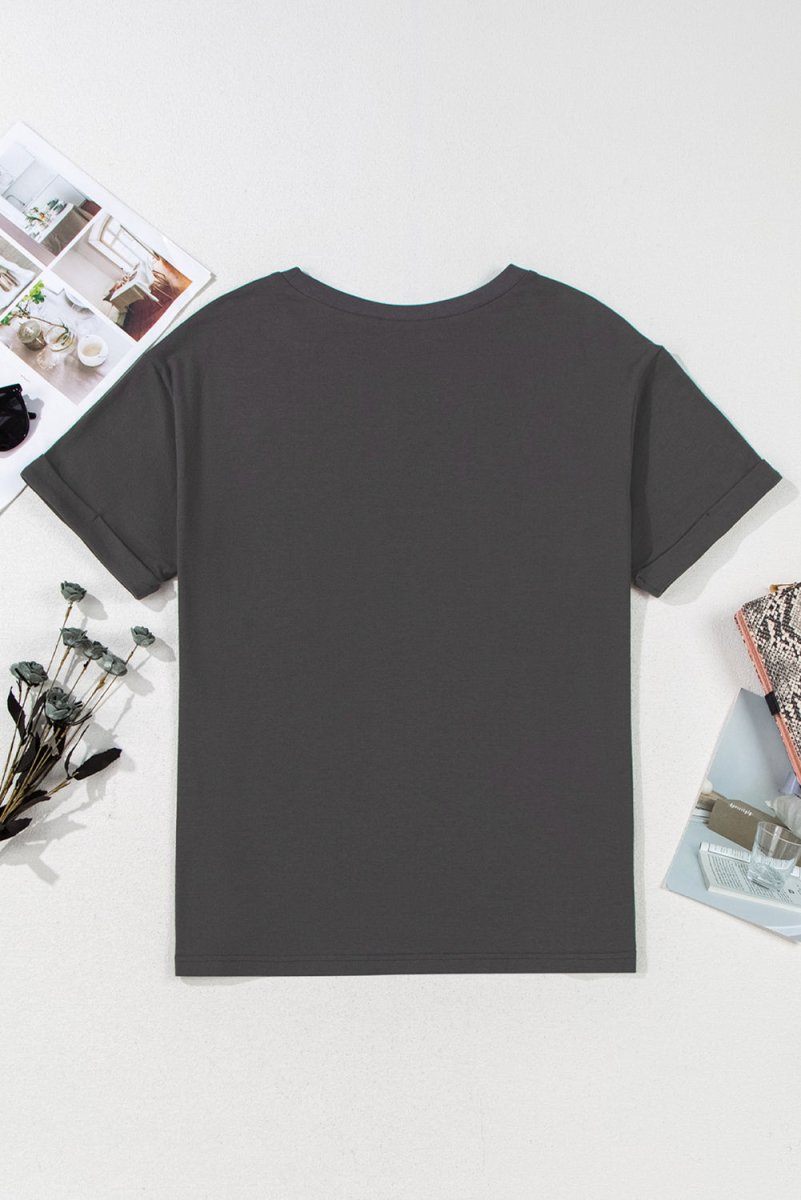 Carbon Grey Vintage Yall Cowboy Boots Graphic Tee Shirt - Love Salve