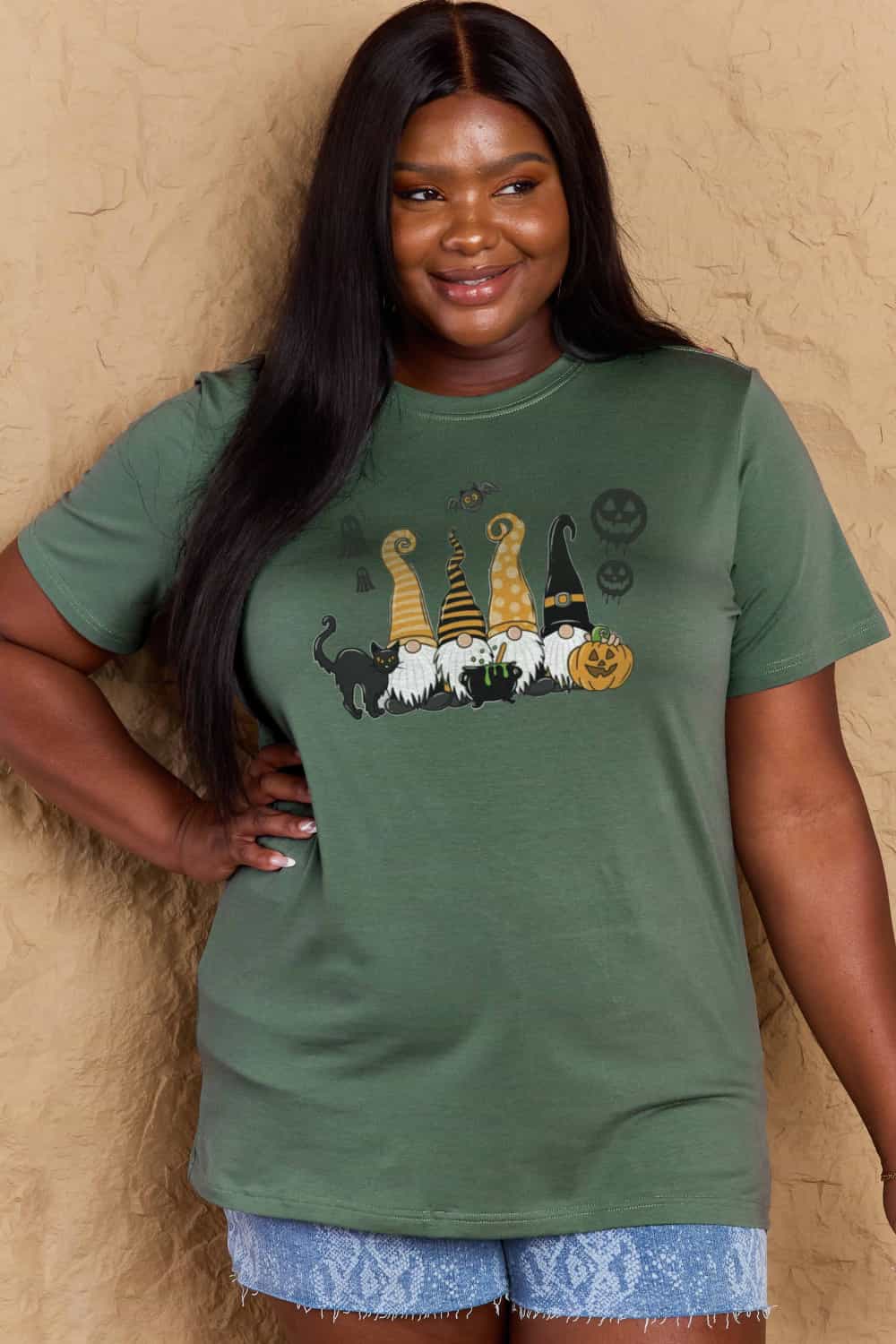 Simply Love Halloween Tee: Cotton Graphic
