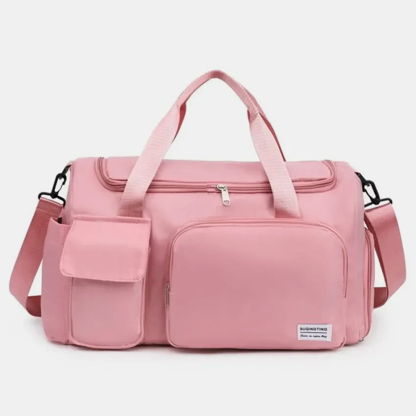 Ultimate Oxford Travel Duffel – Multi-Pocket, Shoe Compartment & Luggage Strap