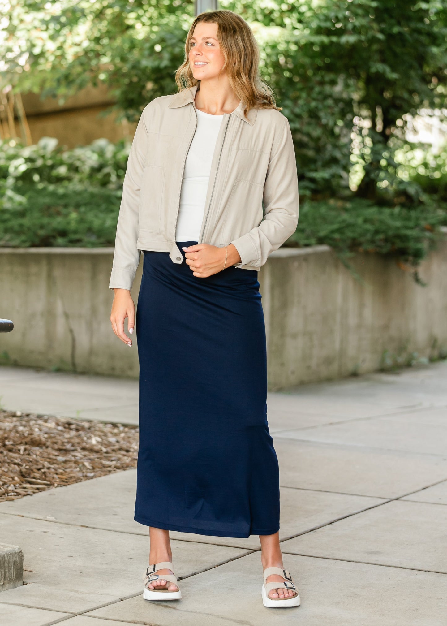 Clarise Premium Knit Maxi Skirt