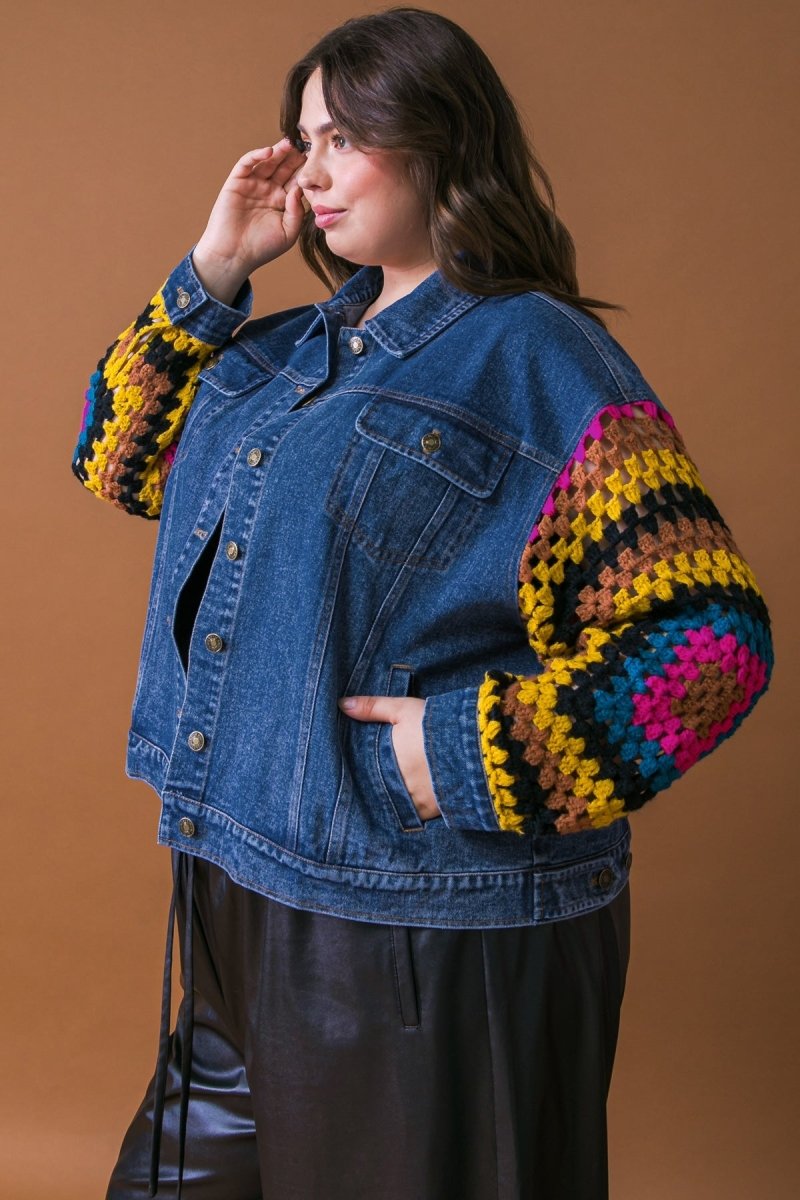 CLASSICALLY CHIC WASHED DENIM JACKET - Love Salve