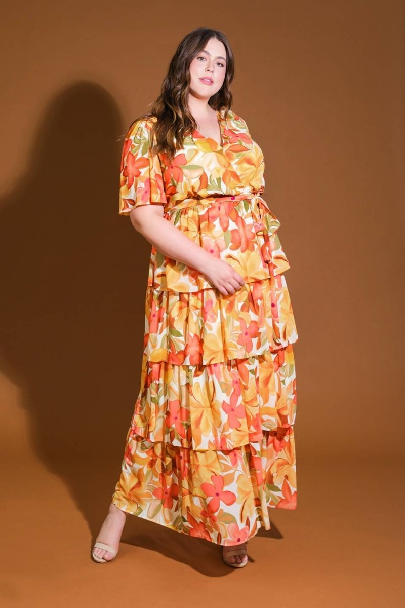 CONSISTENTLY CONFIDENT WOVEN MIDI DRESS - Love Salve