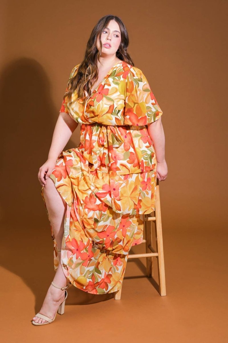 CONSISTENTLY CONFIDENT WOVEN MIDI DRESS - Love Salve