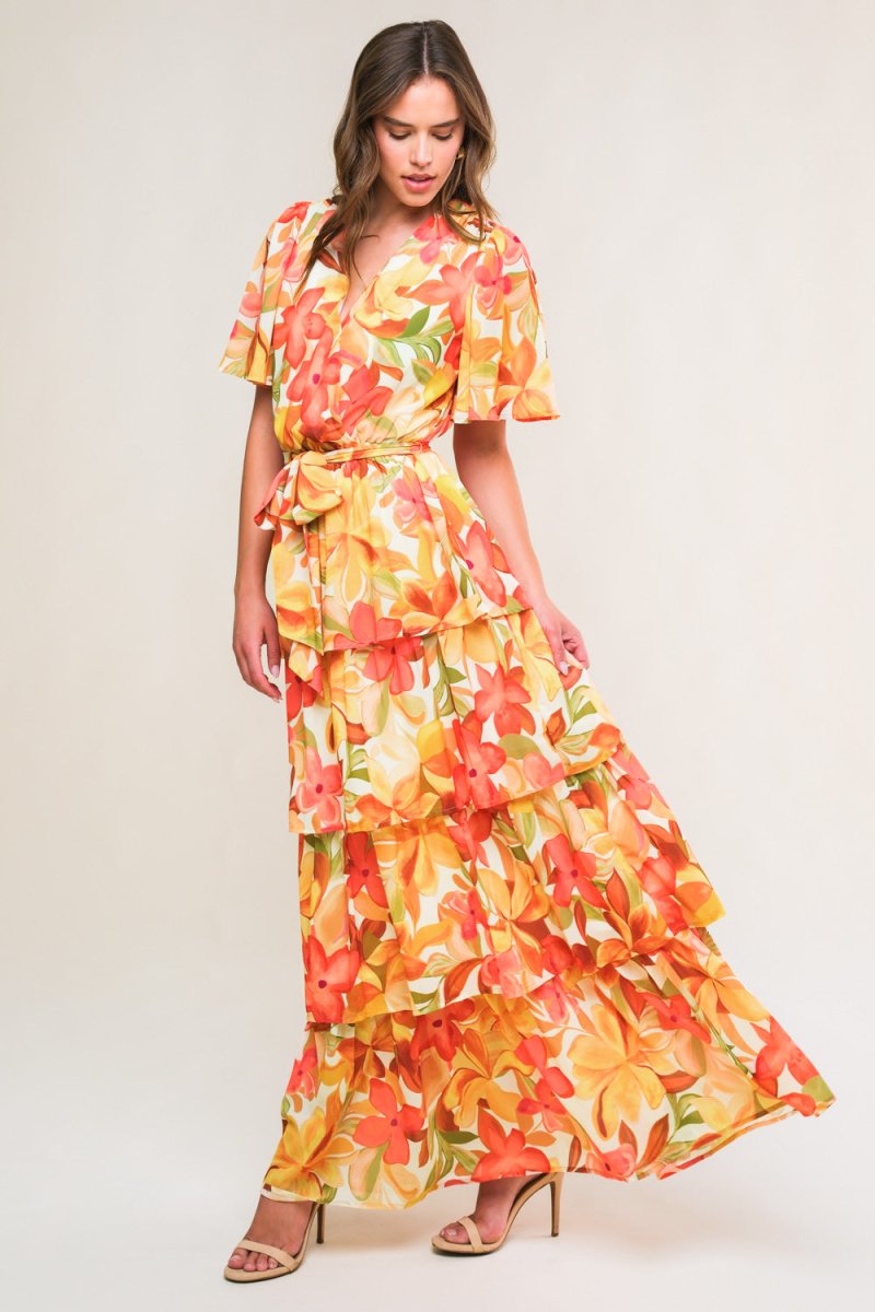 CONSISTENTLY CONFIDENT WOVEN MIDI DRESS - Love Salve
