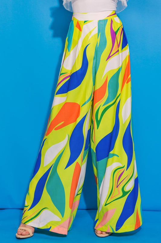 SUNSET DINNER WOVEN PANTS Flying Tomato