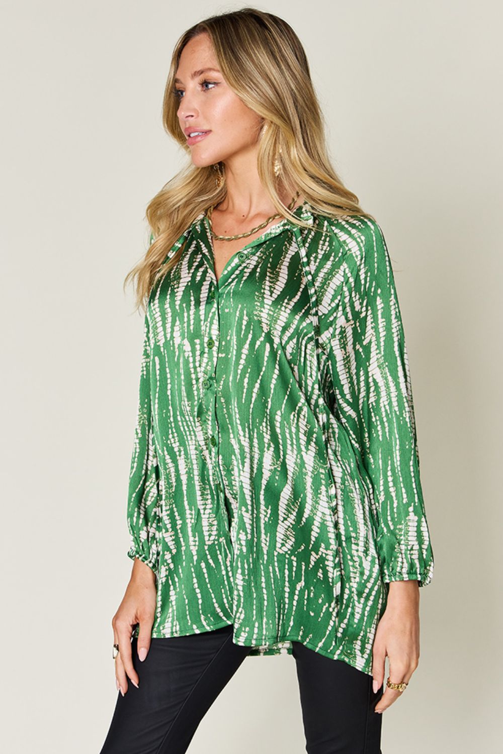 Double Take: Long Sleeve Button-Up Shirt